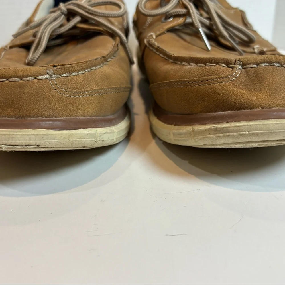 Dockers Brown Leather Boat Shoes Men’s Size 13